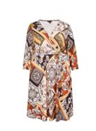 Dorothy Perkins *dp Curve Multi Coloured Scarf Jersey Wrap Dress