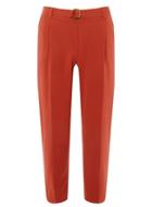 Dorothy Perkins Terracotta Belted Trousers