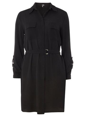 *izabel London Black Shirt Dress