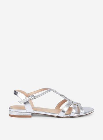 Dorothy Perkins Silver 'sockit' Twist Sandals
