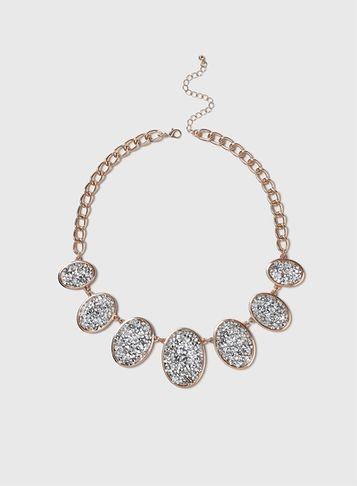 Dorothy Perkins Rhinestone Encrusted Necklace