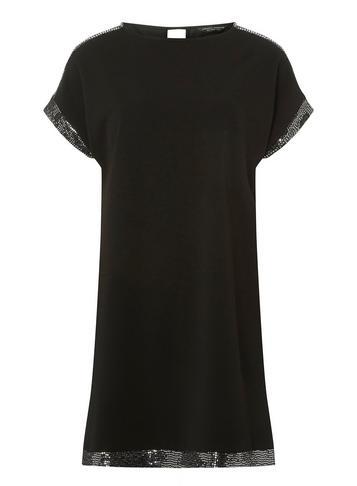 Dorothy Perkins Black Embellished Shoulder Shift Dress