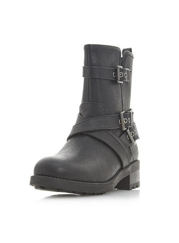 Dorothy Perkins *head Over Heels Black Raakel Ladies Ankle Boots