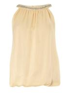 Dorothy Perkins Champagne Cutaway Bubble Top
