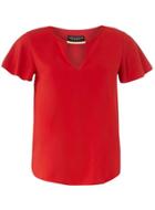 Dorothy Perkins Red Key Hole Top