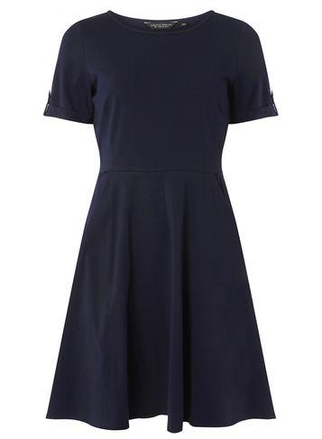 Dorothy Perkins Navy Short Sleeve T-shirt Dress