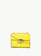 Dorothy Perkins Yellow Lock Chain Cross Body Bag