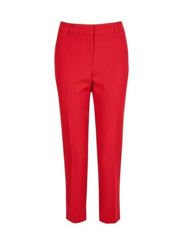 Dorothy Perkins Red Ankle Grazer Trousers