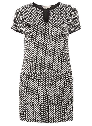 Dorothy Perkins *billie & Blossom Petite Monochrome Jacquard Tunic