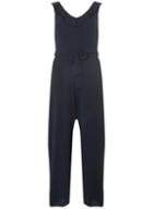Dorothy Perkins *tall Navy Ruffle Culotte Jumpsuit