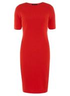 Dorothy Perkins Red Textured Bodycon Dress