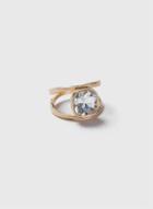 Dorothy Perkins Split Band Square Stone Ring