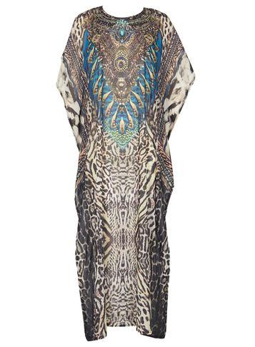 Dorothy Perkins *izabel London Multi Brown Print Maxi Dress
