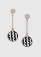 Dorothy Perkins Multi Coloured Raffia Bar Drop Earrings