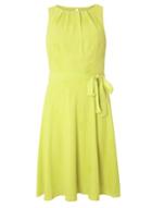 Dorothy Perkins *billie & Blossom Lime Chiffon Dress