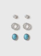 Dorothy Perkins Rhinestone Turquoise Earrings