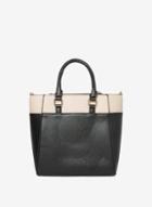 Dorothy Perkins Black Mini Colour Block Tote Bag