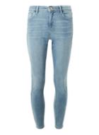 Dorothy Perkins Lightwash Premium 'darcy' Skinny Ankle Grazer Jeans