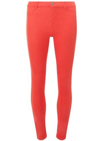 Dorothy Perkins Red Frankie Ankle Grazer Jeggings