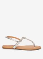 Dorothy Perkins Silver Florence Sandals