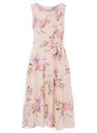Dorothy Perkins *billie & Blossom Cowl Neck Floral Print Fit And Flare Dress