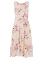 Dorothy Perkins *billie & Blossom Cowl Neck Floral Print Fit And Flare Dress