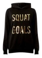 Dorothy Perkins Black Squat Goals Motif Hoodie