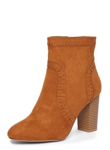 Dorothy Perkins Tan Acorn Chop-out Boots
