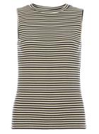 Dorothy Perkins Navy Stripe Rib Textured Tank Top