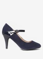 Dorothy Perkins Wide Fit Navy 'elodie' Mary Jane Court Shoes