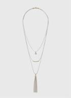 Dorothy Perkins Cream Three Row Necklace