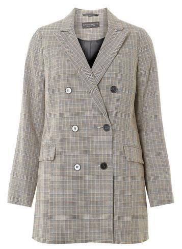 Dorothy Perkins Multi Coloured Heritage Checked Blazer
