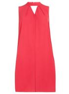 Dorothy Perkins Dp Curve Strawberry Sleeveless Wrap Blouse