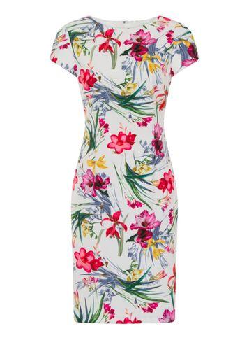 Dorothy Perkins *paper Dolls Floral Print Pencil Dress