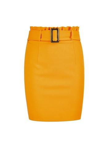 Dorothy Perkins *yellow Paperbag Skirt
