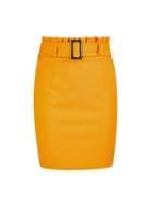 Dorothy Perkins *yellow Paperbag Skirt