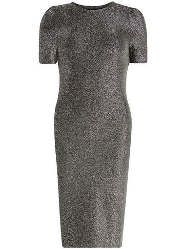 Dorothy Perkins Silver Shimmer Bodycon Dress