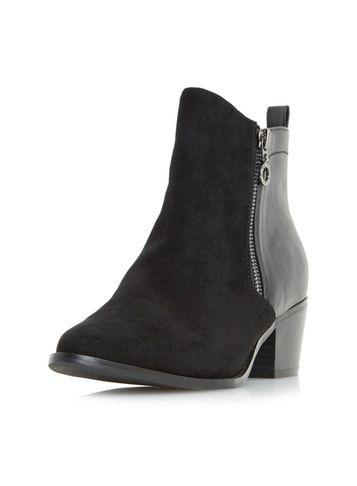 Dorothy Perkins *head Over Heels By Dune Black Pilar Ankle Boots
