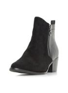 Dorothy Perkins *head Over Heels By Dune Black Pilar Ankle Boots