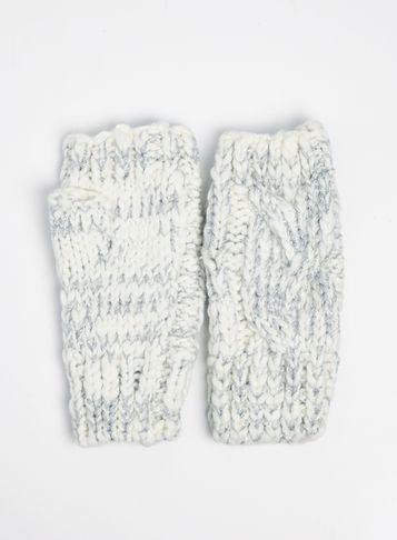 Dorothy Perkins Cream Fingerless Gloves