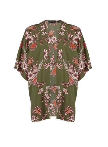 Dorothy Perkins Khaki Sarassa Print Cover Up