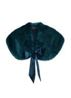 *showcase Forest Faux Fur Bow Shrug