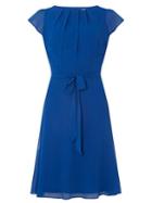 Dorothy Perkins *billie & Blossom Tall Blue Pleated Skater Dress