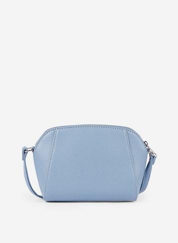 Dorothy Perkins Pale Blue Zip Top Cross Body Bag