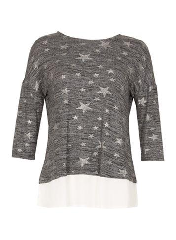 Dorothy Perkins *tenki Grey Star Print Jumper