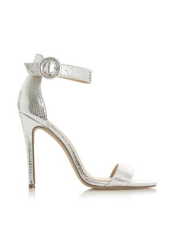 *head Over Heels By Dune Silver Malay Ladies High Heel Sandals