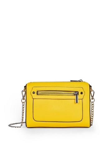 Dorothy Perkins Yellow Ring Cross Body Bag
