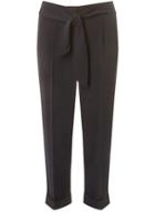 Dorothy Perkins Petite Navy Tapered Trousers