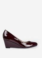 Dorothy Perkins Burgundy 'dream' Wedge Court Shoes