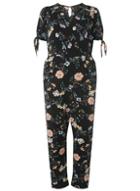 Dorothy Perkins Dp Curve Black Jersey Sleeve Jumpsuit